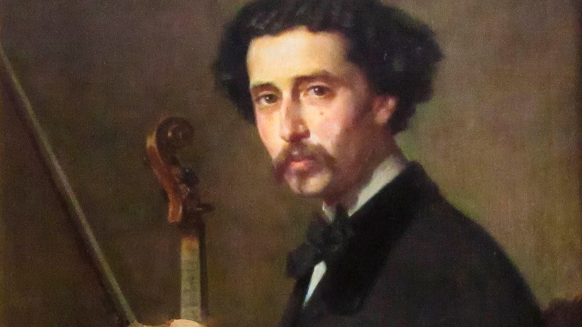 Detalle de una de las pinturas que adornan el Palacio