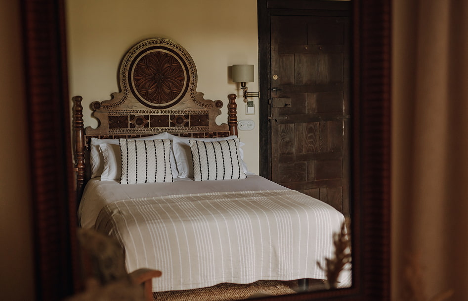 Habitación con cama de 135 cm